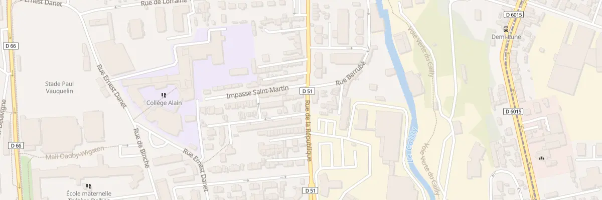 Plan du 38 Rue de la République à Maromme