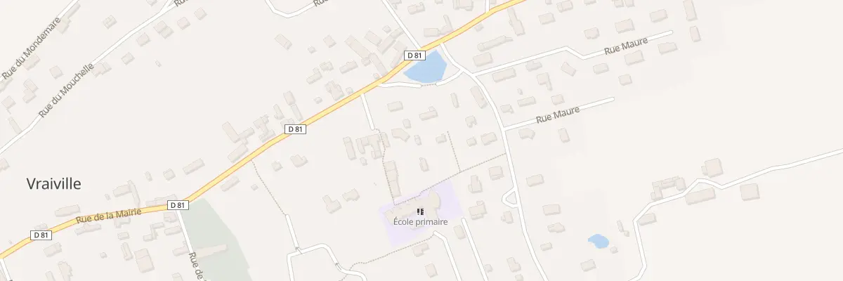 Plan du 23 Rue de la Mairie à Vraiville