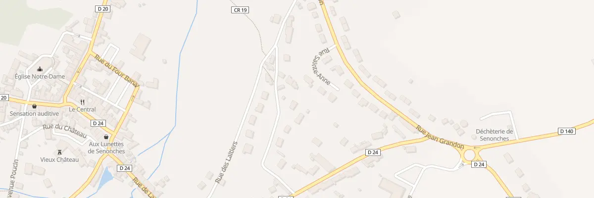 Plan du 11 Rue de l’Etang de l’Isle à Senonches