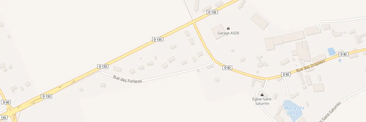 Plan du 4 Rue des Forières à Venon