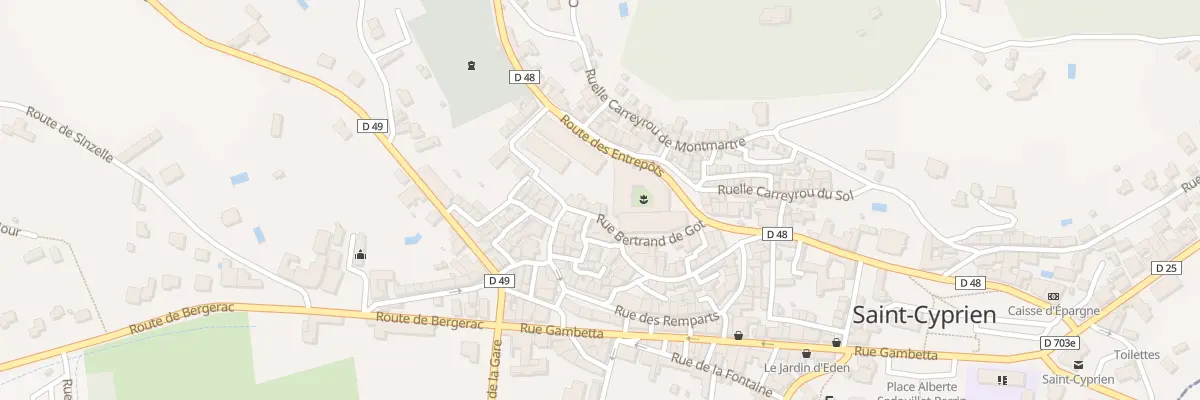 Plan du 15 Rue de l’Abbaye des Augustins à Saint-Cyprien