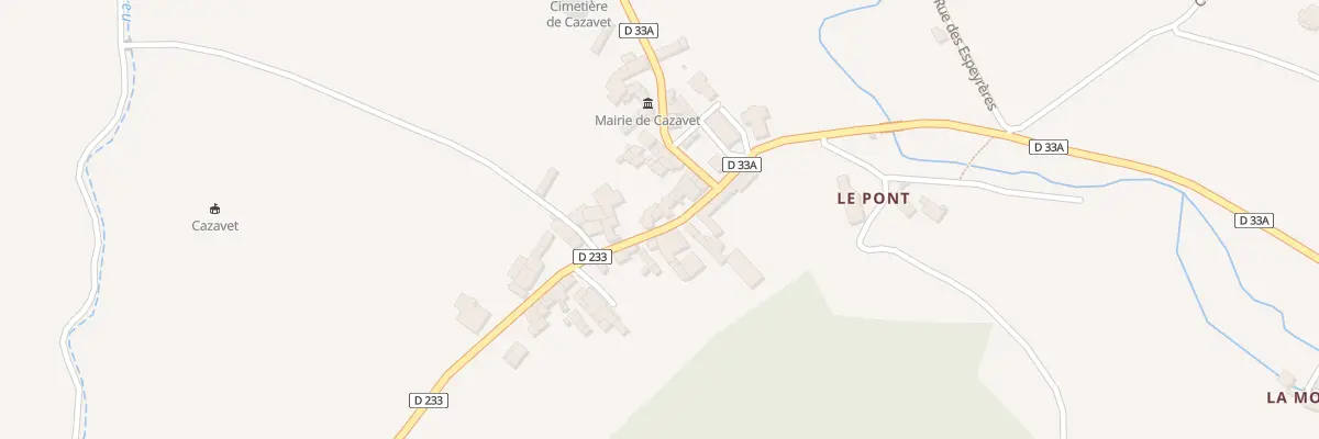 Plan du 14 Rue des 2 Fontaines à Cazavet