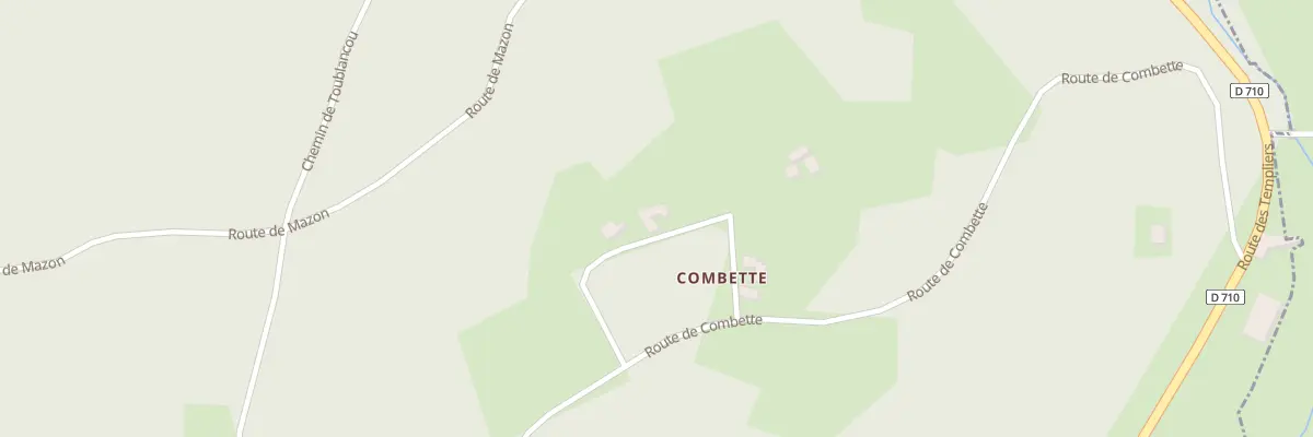 Plan du 36A Combette à Lavaur