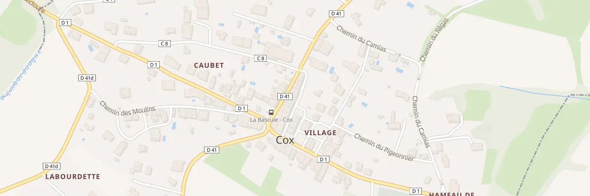 Plan du 51 Village à Cox