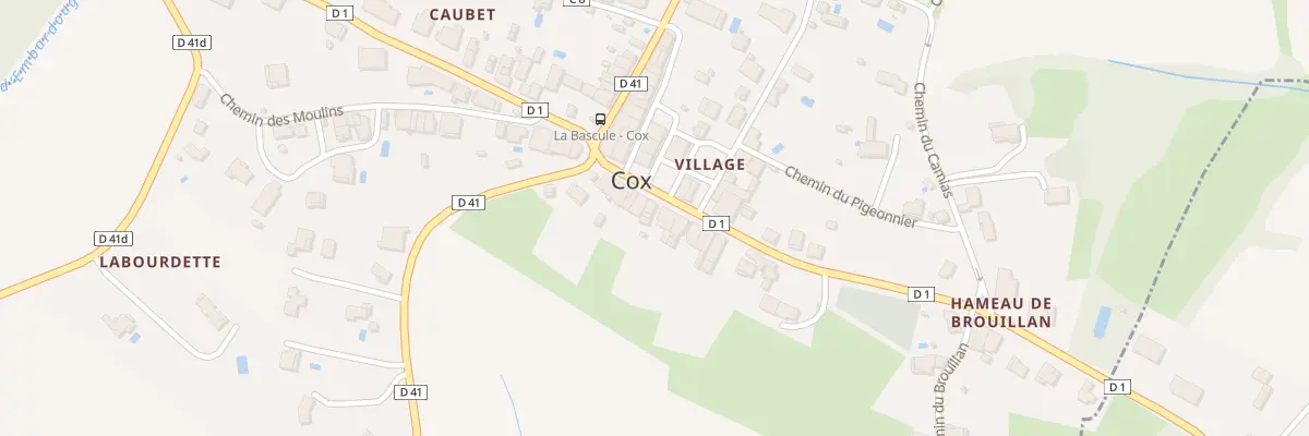 Plan du 99 Village à Cox
