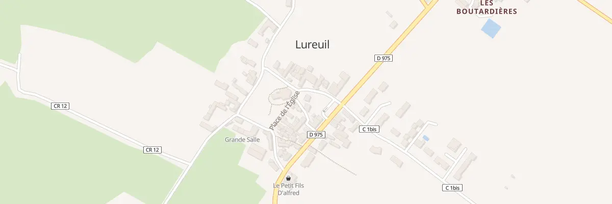 Plan du 62 Pl de l’Eglise à Lureuil