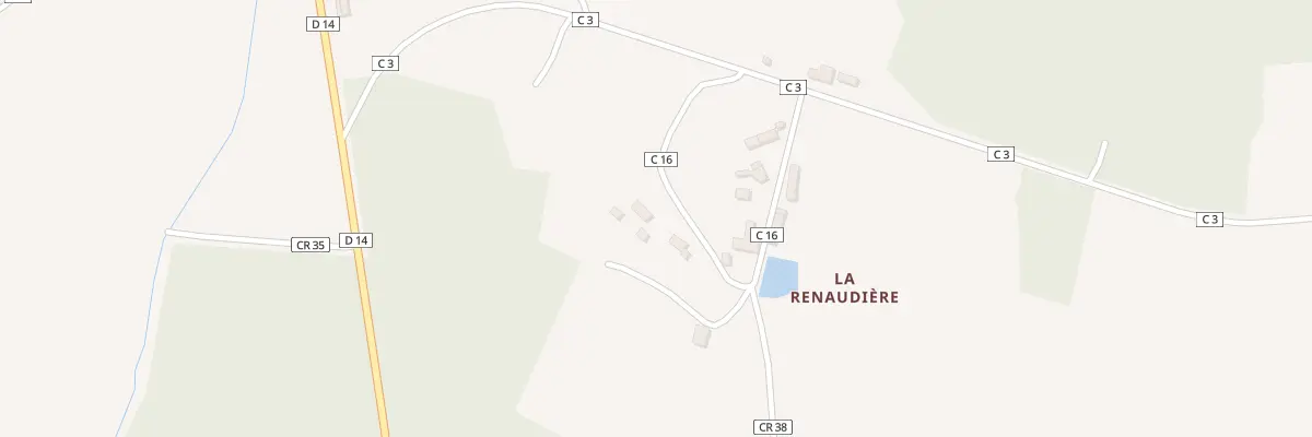 Plan du 5130 La Renaudière à Obterre