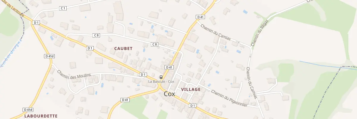 Plan du 53 Village à Cox