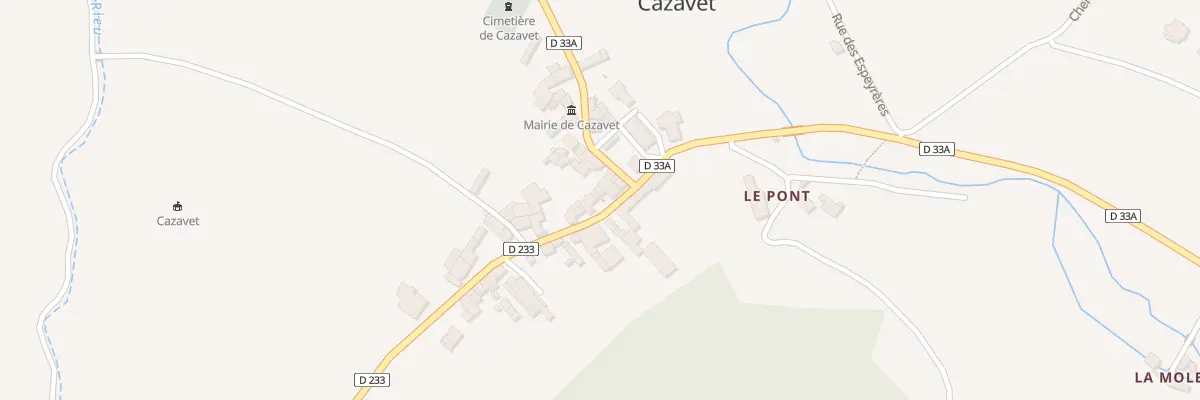 Plan du 10 Rue des 2 Fontaines à Cazavet