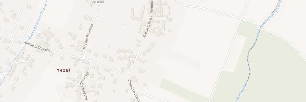 Plan du 35B Rue de la Fosse Triomphe à Civray-de-Touraine