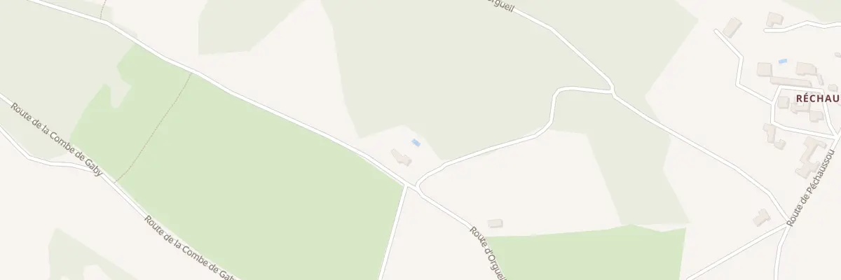 Plan du 5235 Orgueil et Ozeran à Mauroux