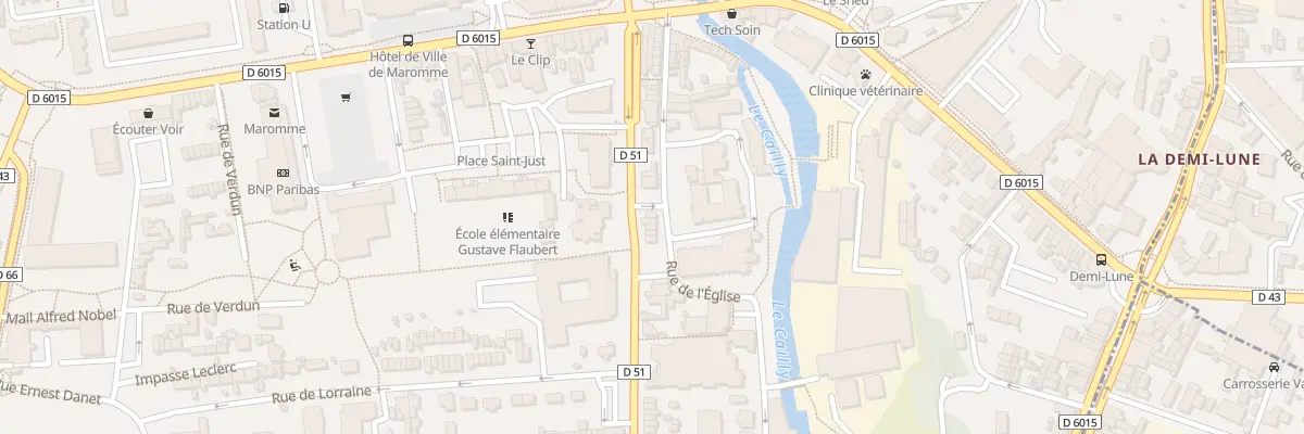 Plan du 5A Rue de la République à Maromme