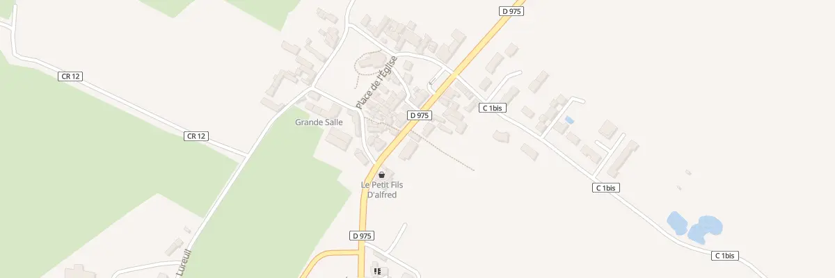 Plan du 13 Rue de la Mairie à Lureuil