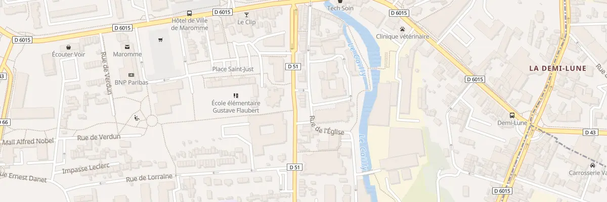 Plan du 5C Rue de la République à Maromme