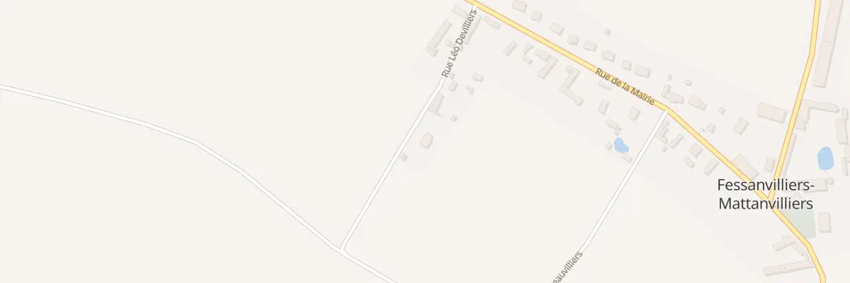 Plan du 8 Rue Léo Devilliers à Fessanvilliers-Mattanvilliers