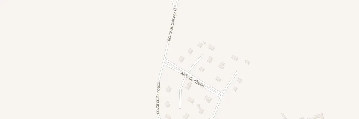 Plan du 1 All des Charmes à Caugé