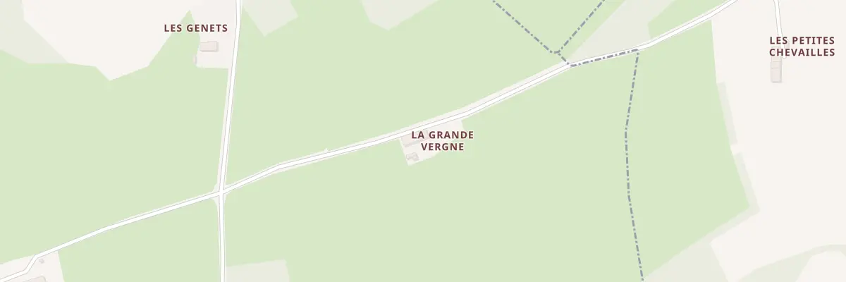 Plan du 1 La Grande Vergne à Pageas