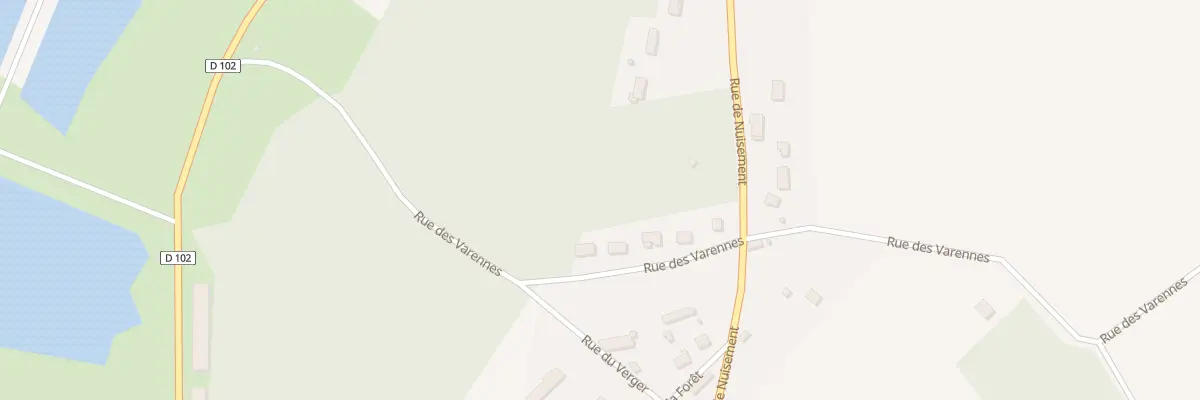 Plan du 2 Rue des Varennes à Bérou-la-Mulotière