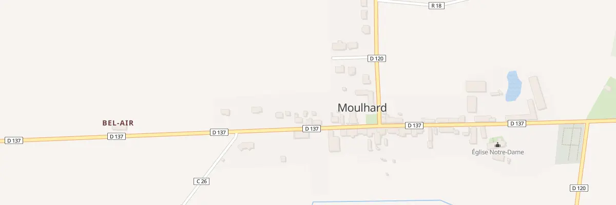 Plan du 22 Rue de la Mairie à Moulhard