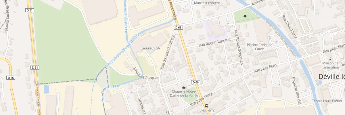 Plan du 20B Rue du Grand Aulnay à Déville-lès-Rouen
