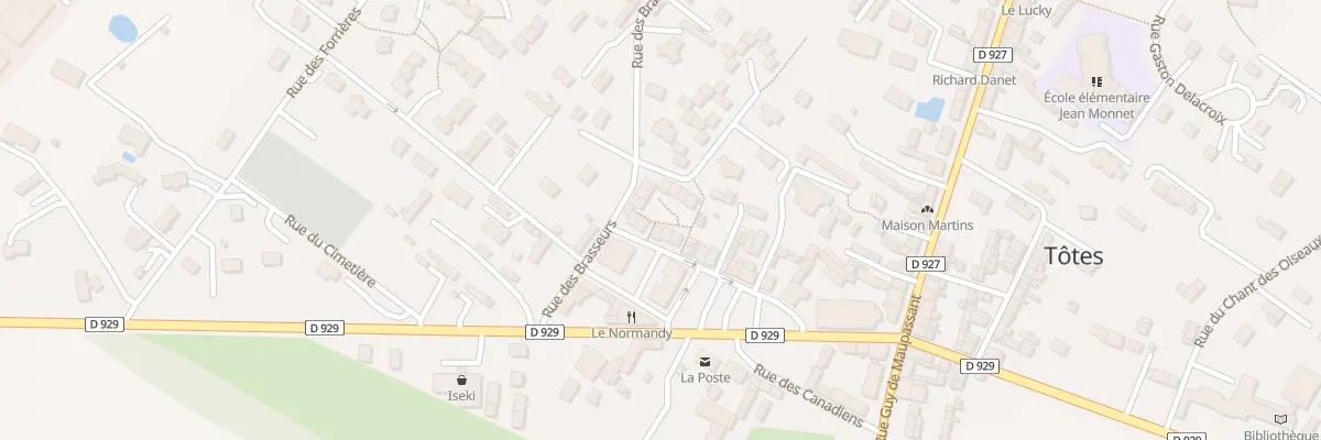 Plan du 1A Res les Seringats à Tôtes