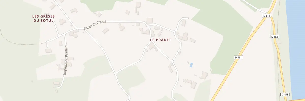 Plan du 3 Rte du Pradal à Soturac