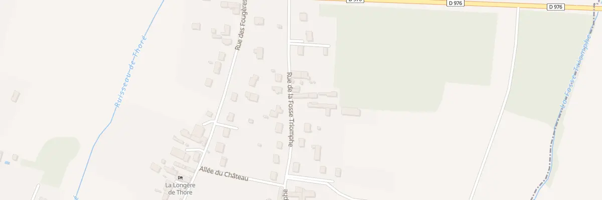 Plan du 9 Rue de la Fosse Triomphe à Civray-de-Touraine