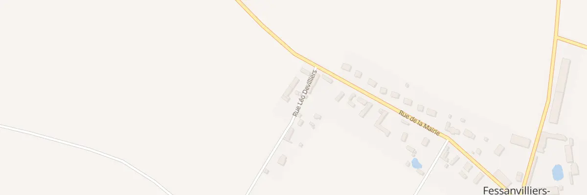 Plan du 3 Rue Léo Devilliers à Fessanvilliers-Mattanvilliers