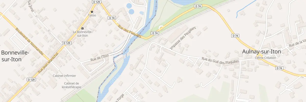 Plan du 23 Rue du Gué des Plaquées à Aulnay-sur-Iton