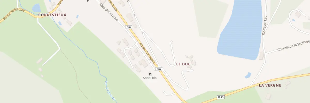 Plan du 13 Rue des Forges à Plazac