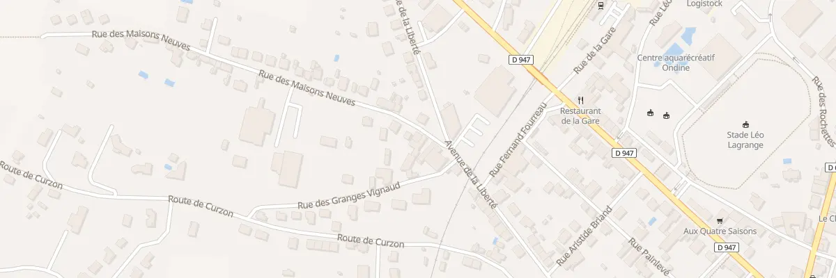 Plan du 7 Rue des Maisons Neuves à Bellac