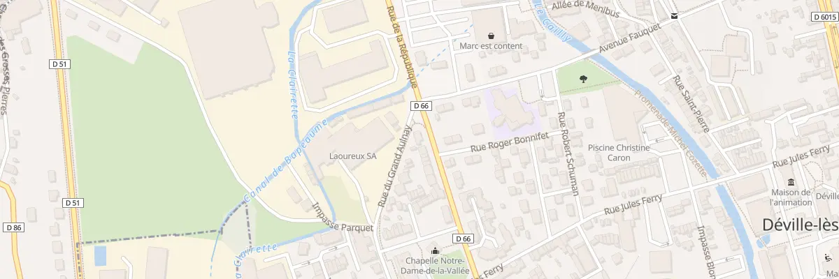 Plan du 17 Rue de la République à Déville-lès-Rouen