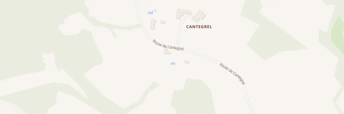 Plan du 2 Cantegrel à Carves