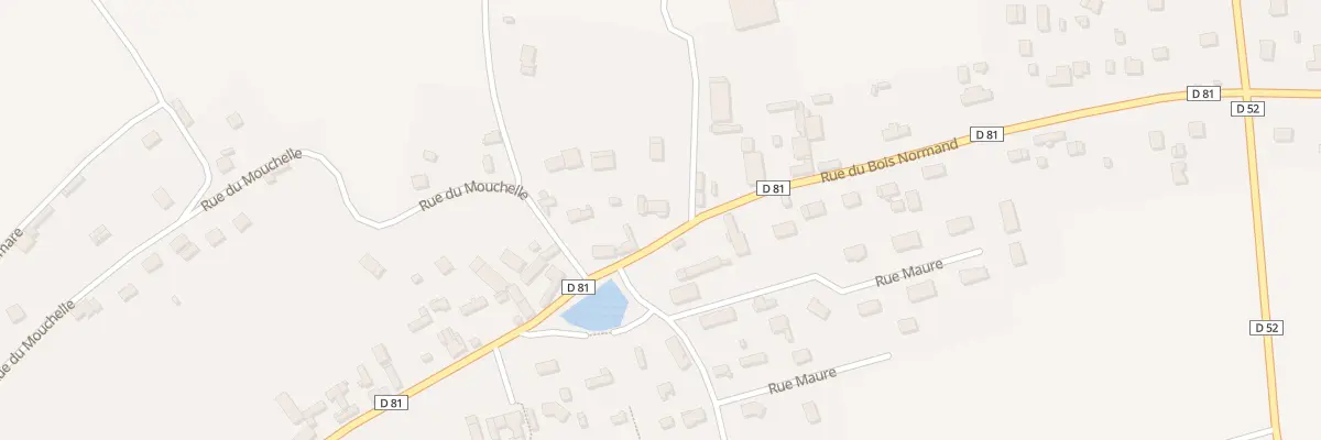Plan du 2 Rue Bostier à Vraiville