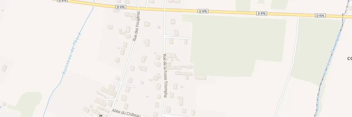 Plan du 7 Rue de la Fosse Triomphe à Civray-de-Touraine
