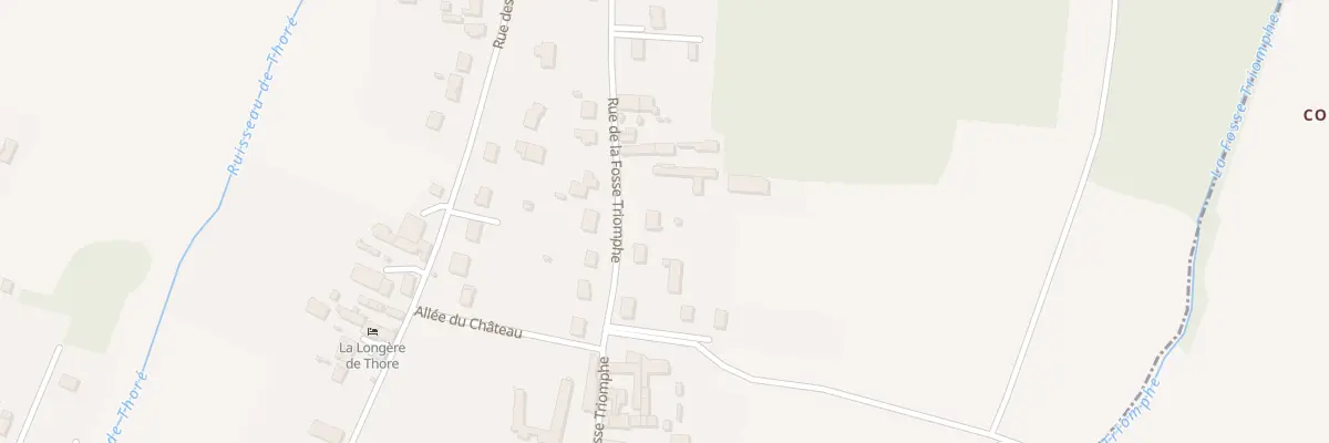 Plan du 11 Rue de la Fosse Triomphe à Civray-de-Touraine