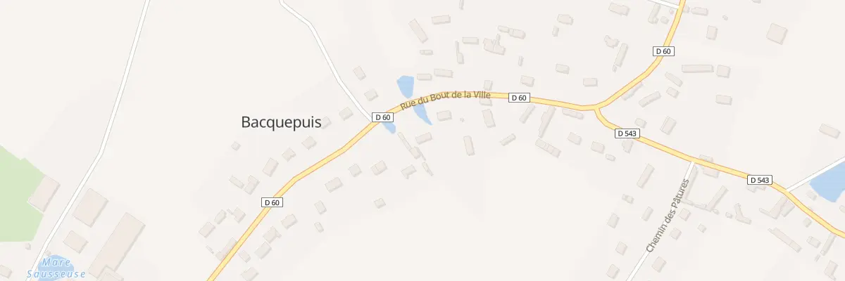 Plan du 24 Rue du Bout de la Ville à Bacquepuis