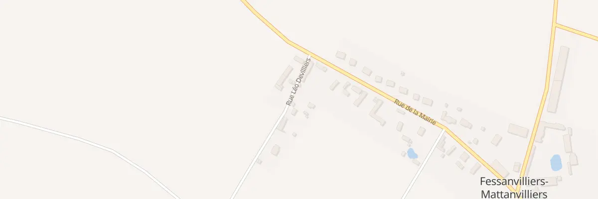 Plan du 2 Rue Léo Devilliers à Fessanvilliers-Mattanvilliers