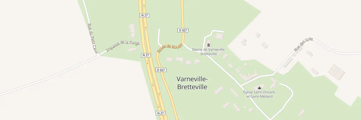 Plan du 70 Rue des Grès à Varneville-Bretteville