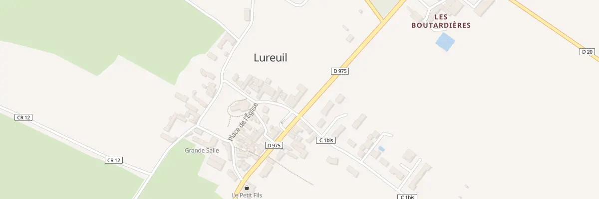 Plan du 4 Rue de la Mairie à Lureuil