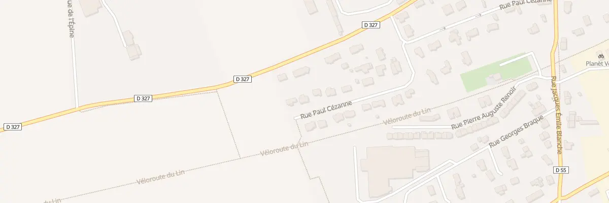 Plan du 270 Rue Paul Cezanne à Offranville