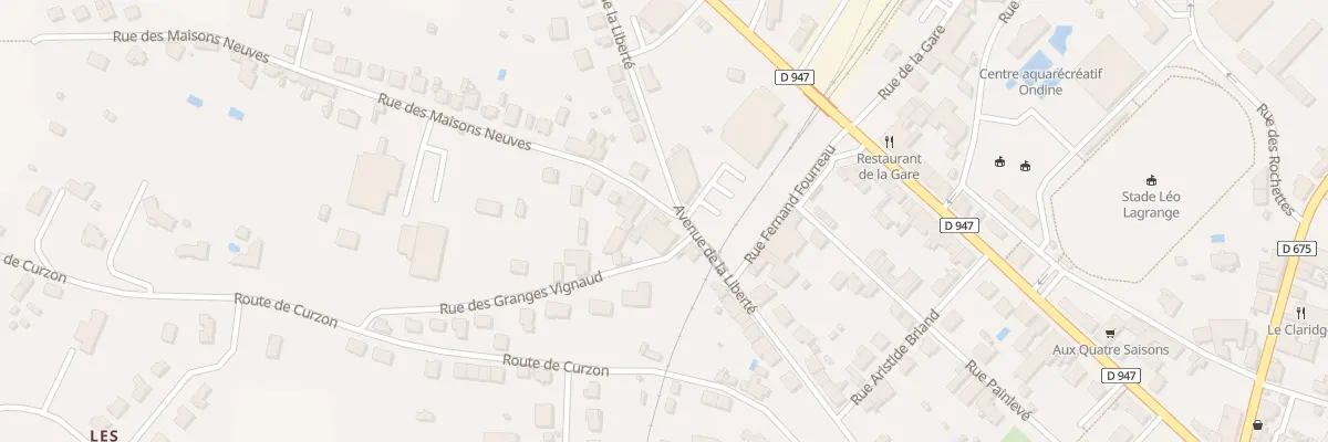Plan du 3 Rue des Maisons Neuves à Bellac