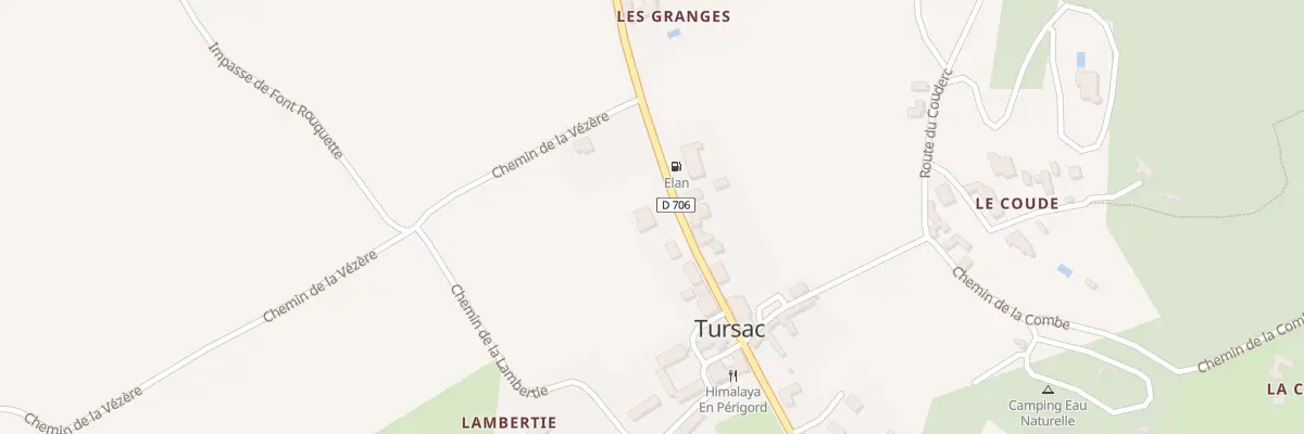 Plan du 2200 Rte de la Vallée à Tursac