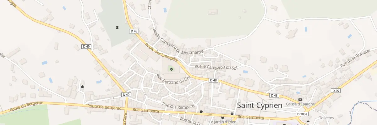 Plan du 3 Pl de la Feineire à Saint-Cyprien