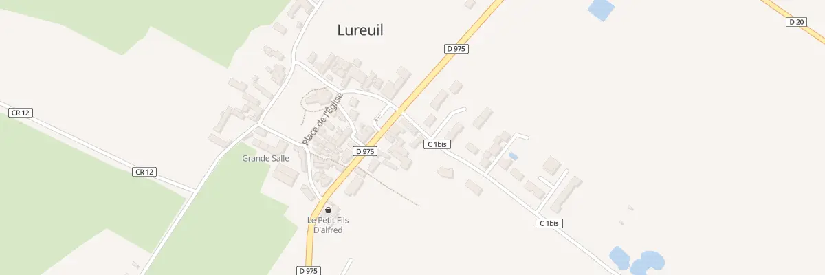 Plan du 3 Rue de la Mairie à Lureuil