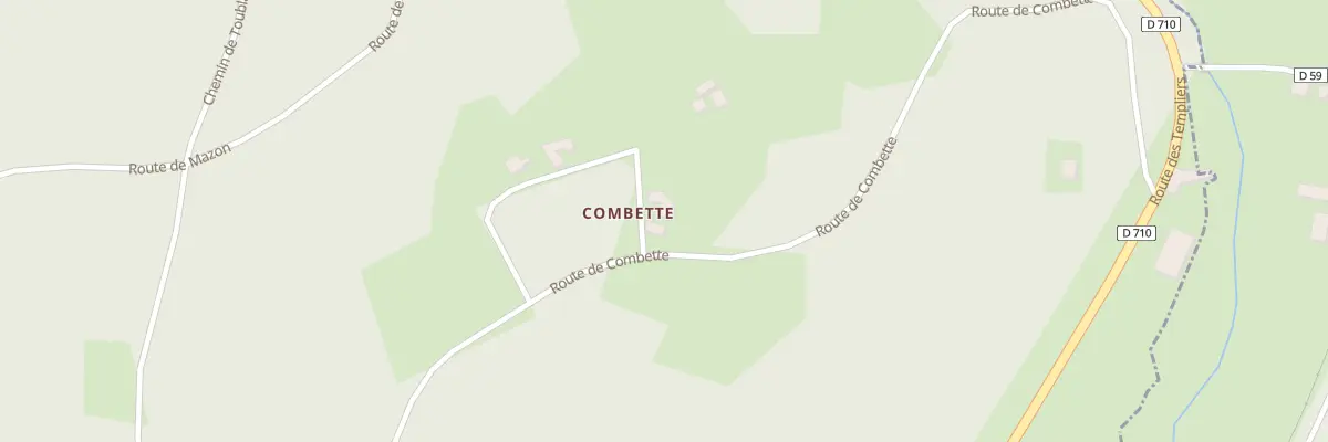 Plan du 36 Combette à Lavaur