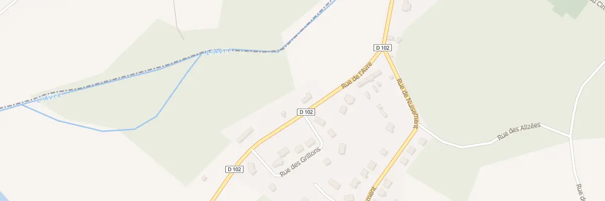 Plan du 17 Rue de l’Avre à Bérou-la-Mulotière