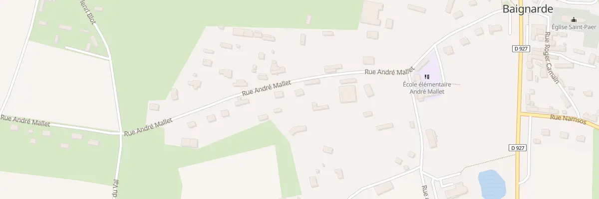 Plan du 377 Rue Andre Mallet à Biville-la-Baignarde