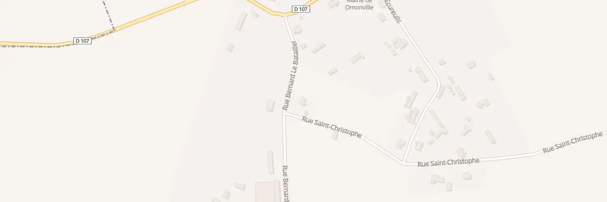 Plan du 121 Rue Bernard le Batailler à Omonville