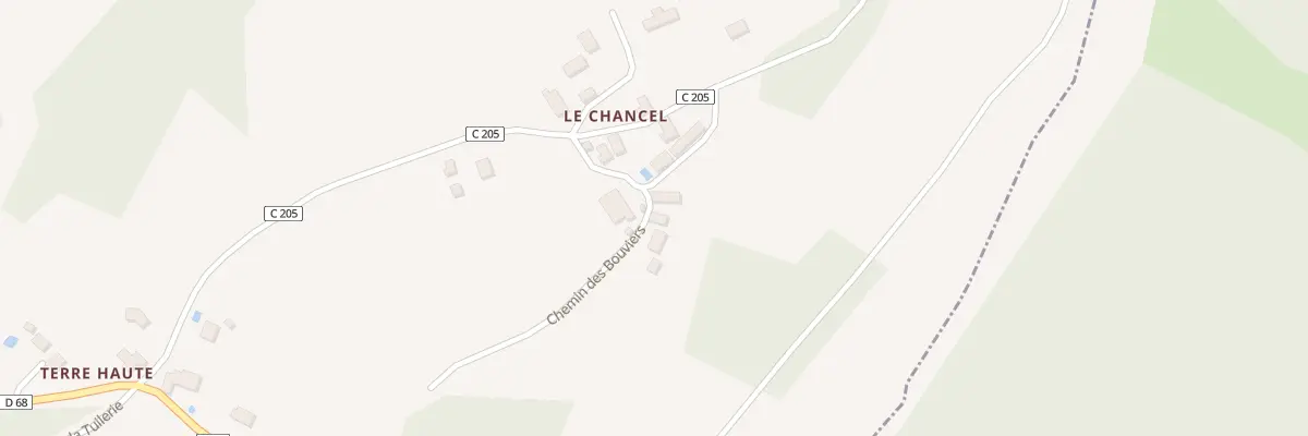 Plan du 96 Le Chancel à Ajat